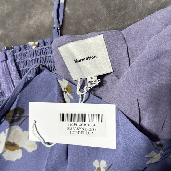 Reformation Emersyn Dress Cordelia - Size 4 - Picture 2 of 7